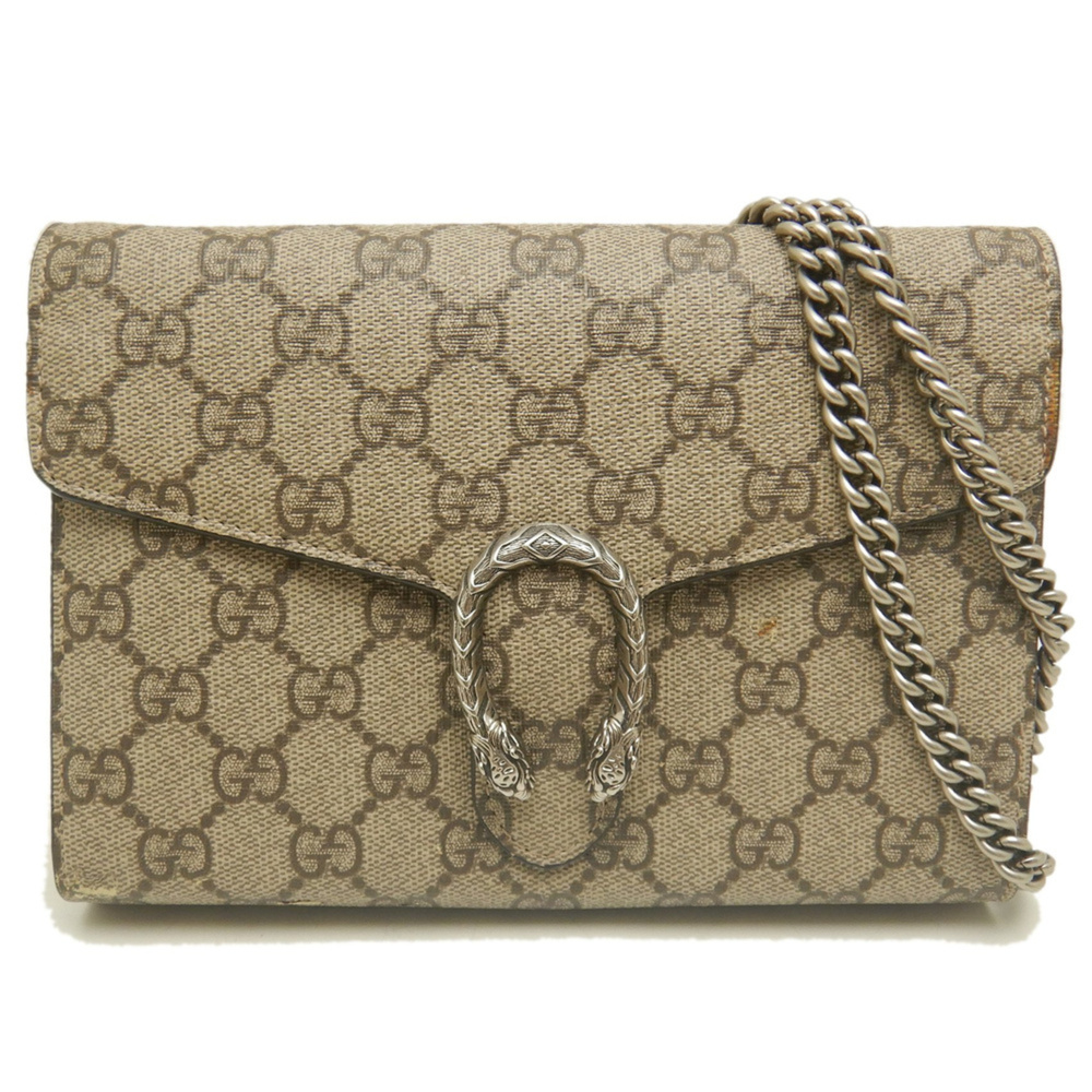 GUCCI Cream Canvas Shoulder Bag